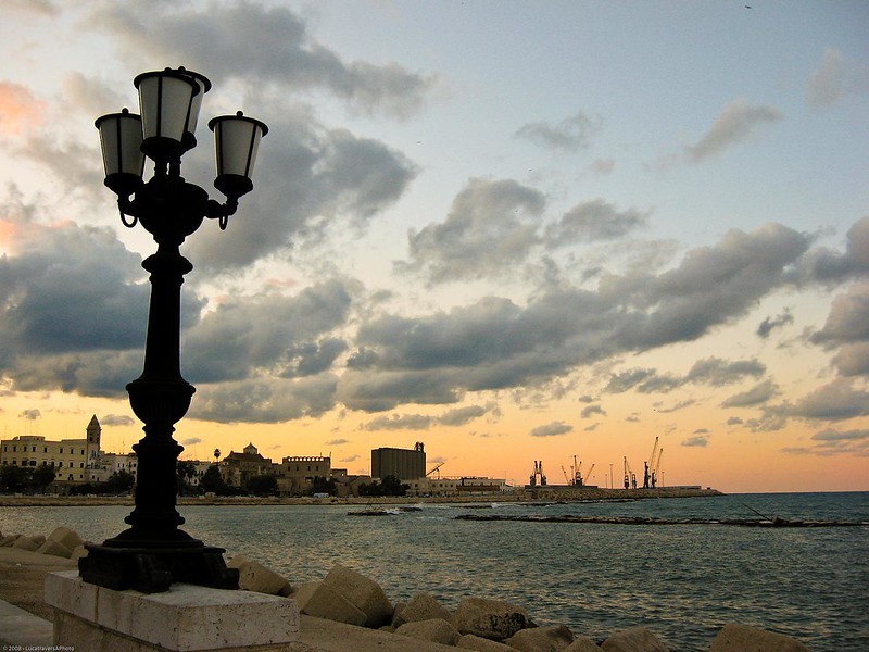 Panorama lungomare Bari